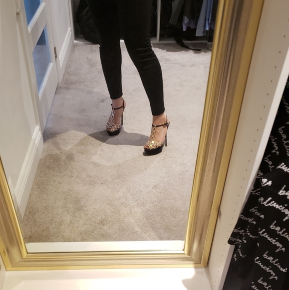 100% Authentic Sergio Rossi Swarovski Crystal Sand - Picture 5 of 12